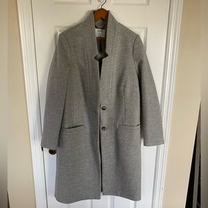 Old Navy Soft Brushed Overcoat, Sz M, Grey, NWOT